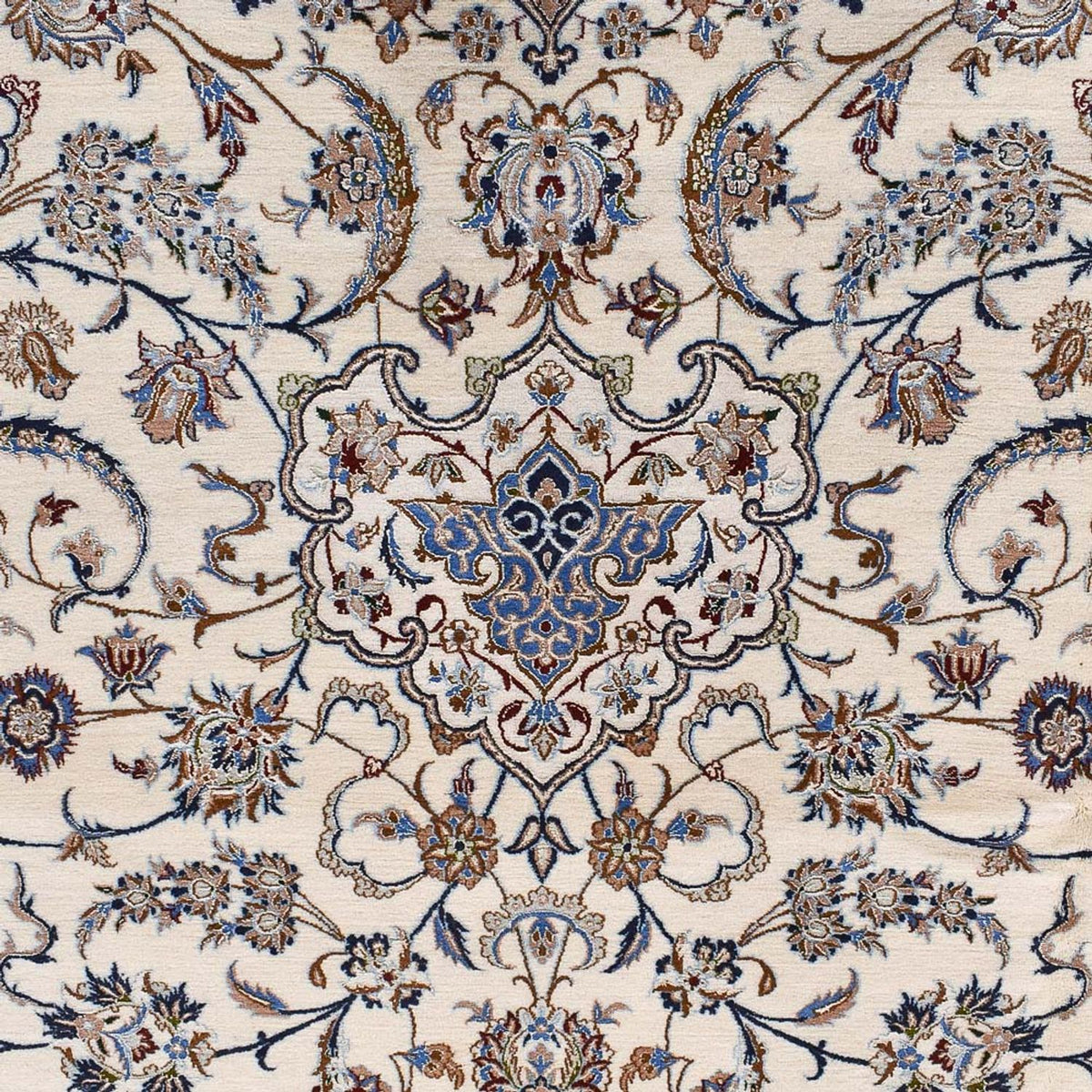 Persisk tæppe - Nain - Premium - 455 x 315 cm - creme