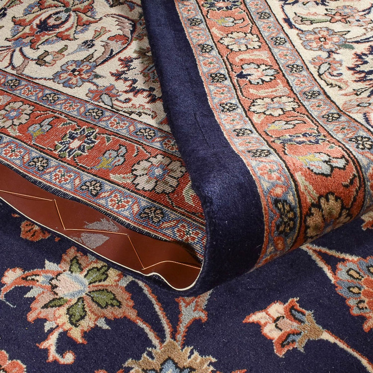 Persisk tæppe - Classic - Royal - 388 x 300 cm - mørkeblå