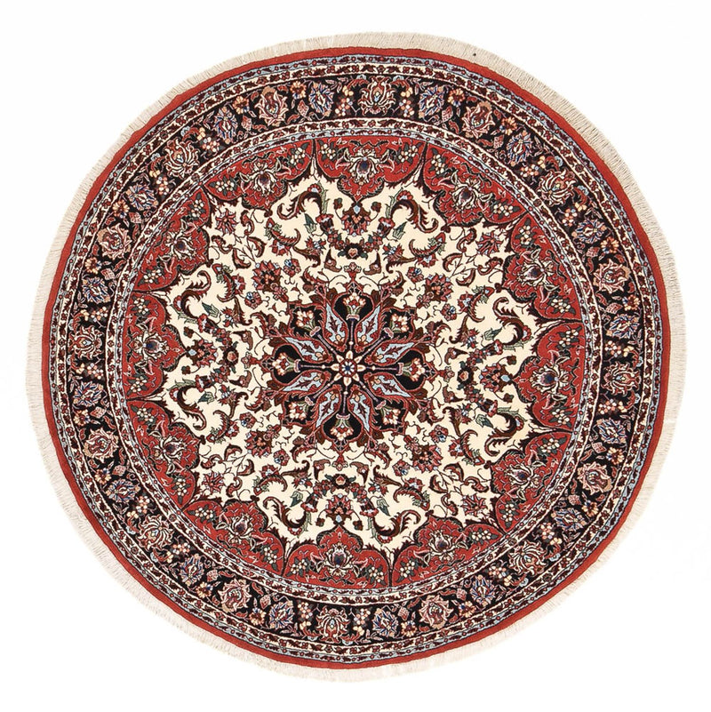 Persisk tæppe - Bijar rundt  - 150 x 150 cm - beige