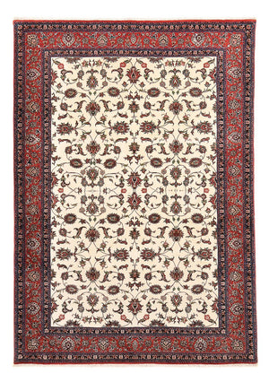 Persisk tæppe - Bijar - 294 x 202 cm - lys beige