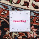 Persisk tæppe - Bijar rundt  - 150 x 150 cm - rød