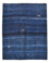 Gabbeh Tæppe - Loribaft Persisk - 195 x 158 cm - mørkeblå