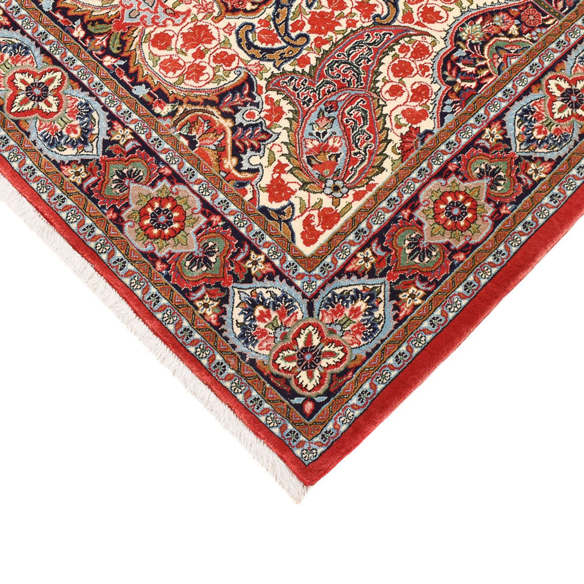 Persisk tæppe - Ghom - Royal - 205 x 132 cm - rød