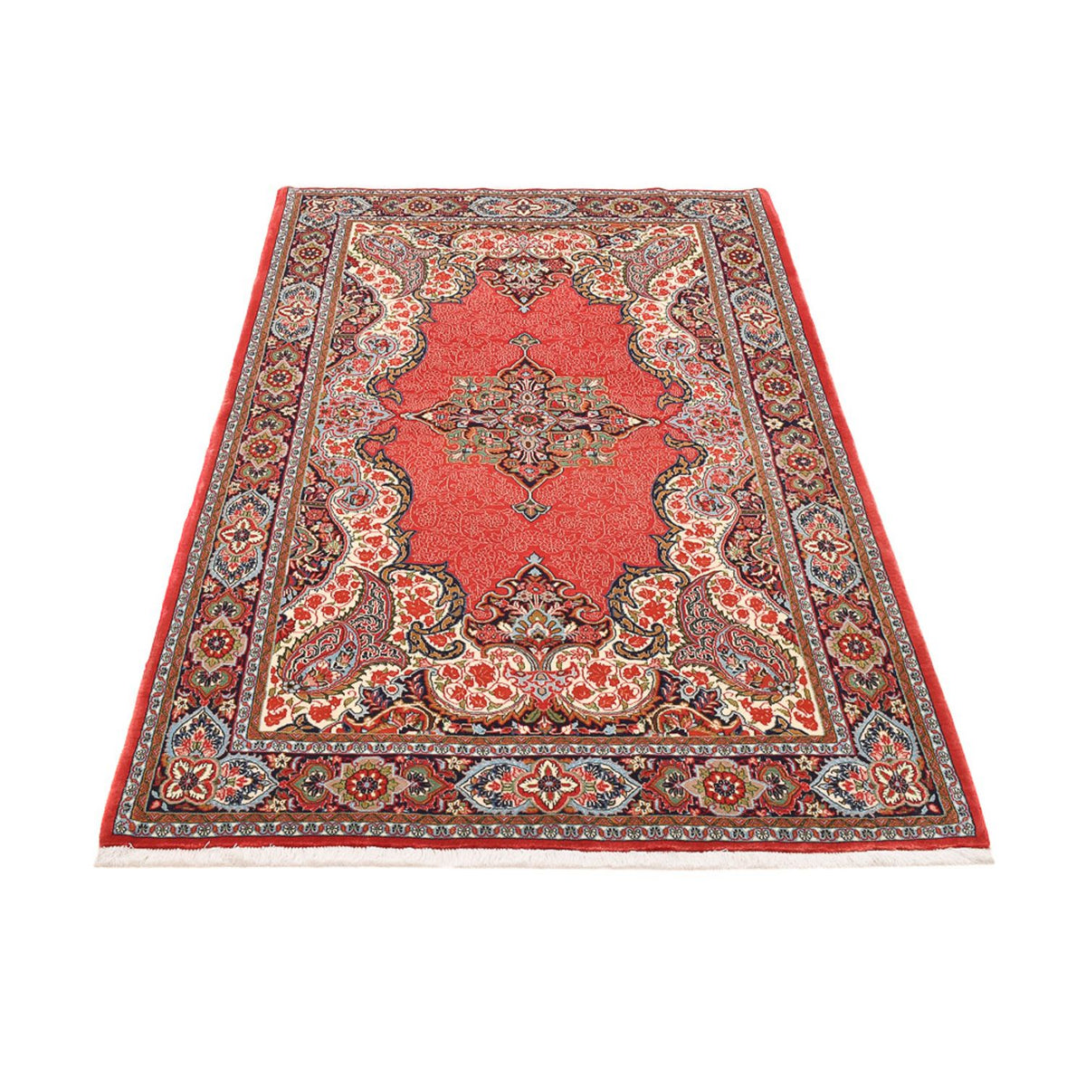 Persisk tæppe - Ghom - Royal - 205 x 132 cm - rød