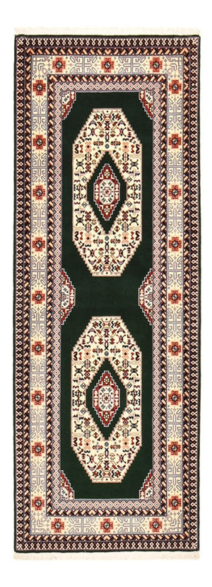 Løber Persisk tæppe - Tabriz - Royal - 202 x 74 cm - mørkeblå