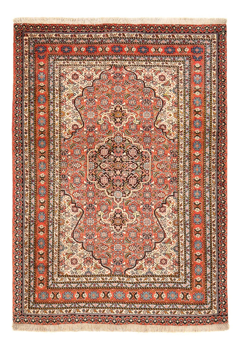 Persisk tæppe - Tabriz - 156 x 110 cm - lysrød