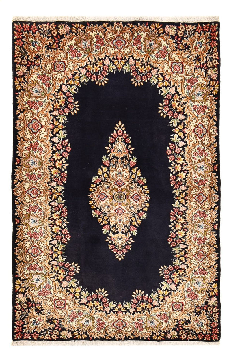 Persisk tæppe - Royal - 162 x 109 cm - mørkeblå
