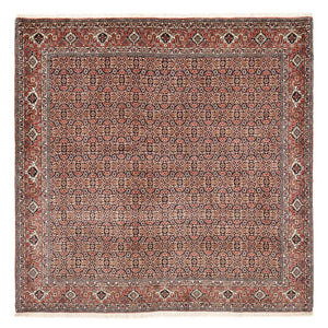 Persisk tæppe - Bijar firkantet  - 204 x 203 cm - rust