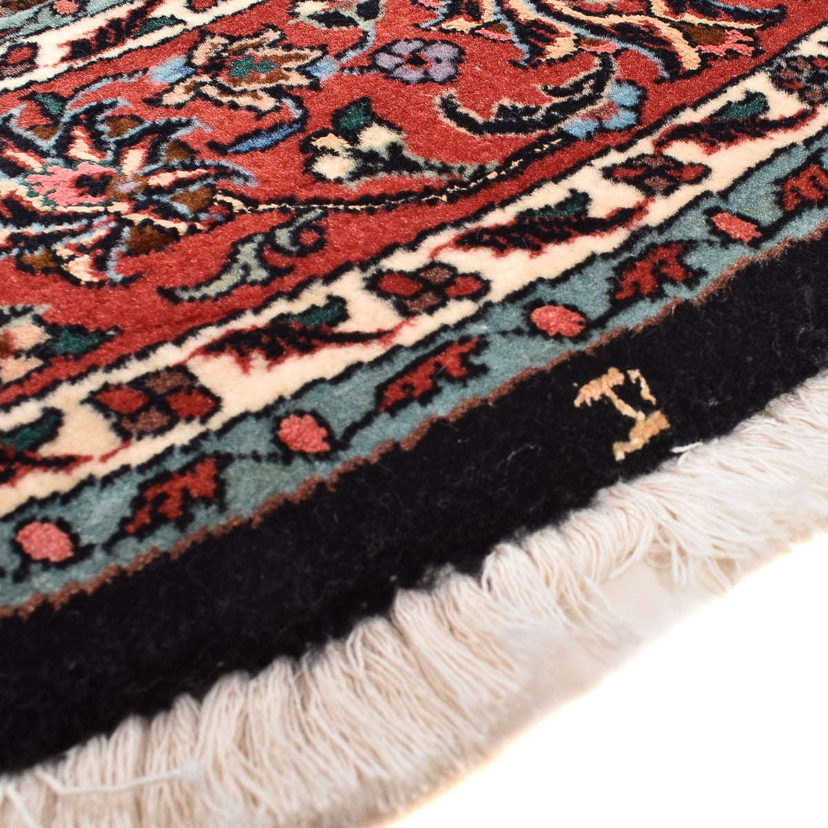 Persisk tæppe - Bijar rundt  - 150 x 150 cm - rust