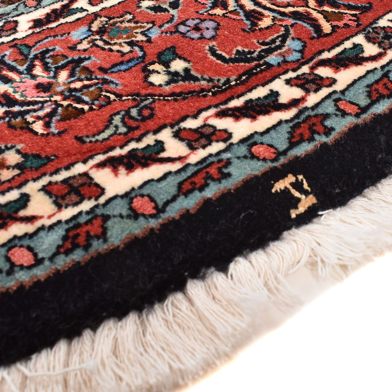 Persisk tæppe - Bijar rundt  - 150 x 150 cm - rust