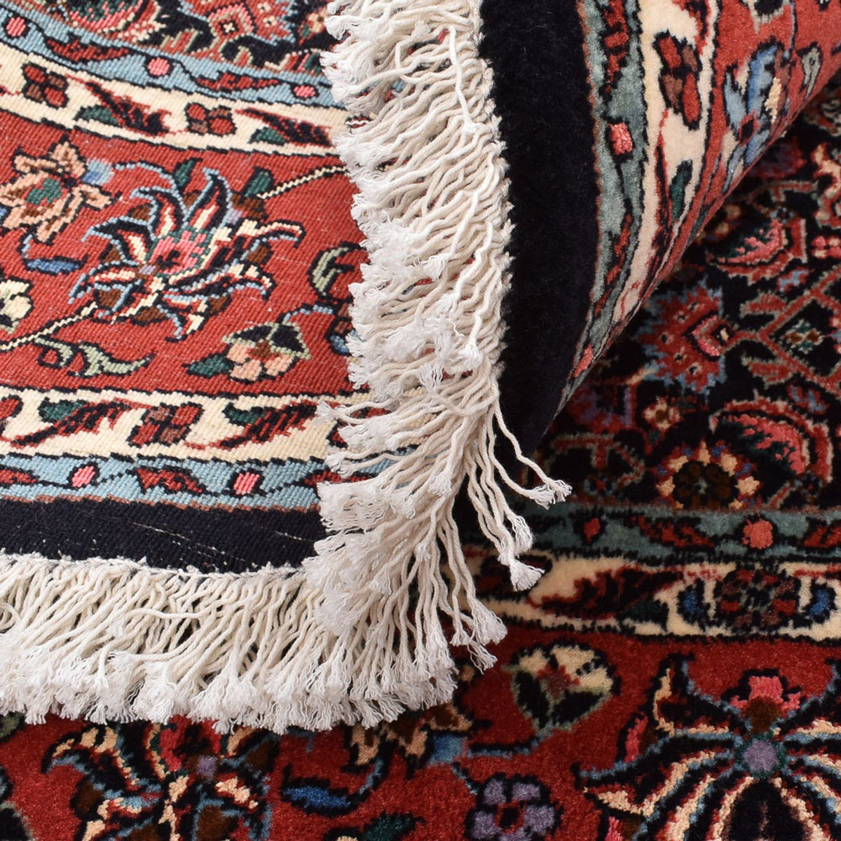 Persisk tæppe - Bijar rundt  - 150 x 150 cm - rust