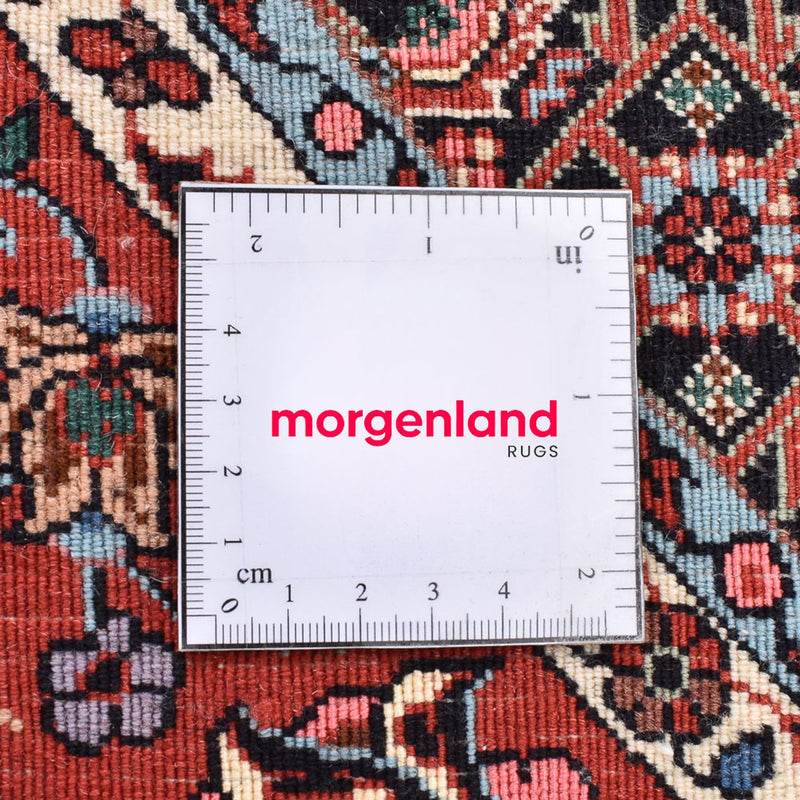 Persisk tæppe - Bijar rundt  - 150 x 150 cm - rust