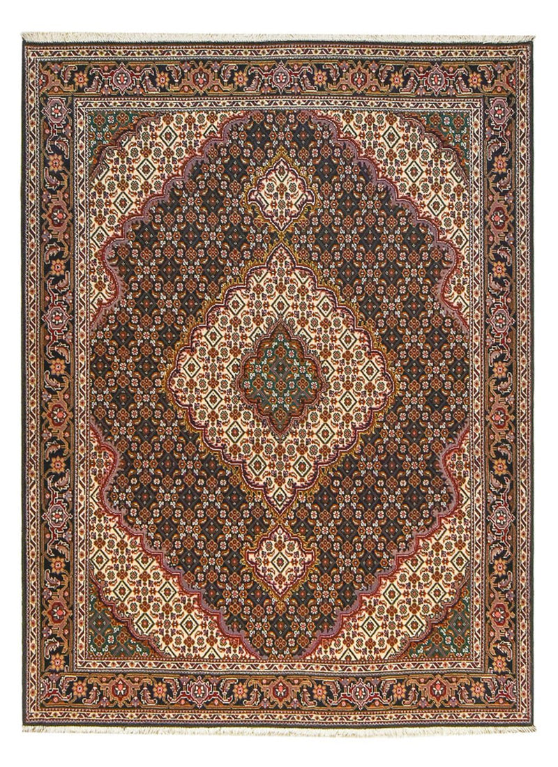 Persisk tæppe - Tabriz - Royal - 201 x 150 cm - brun