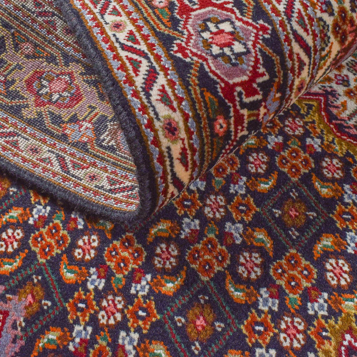 Persisk tæppe - Tabriz - Royal - 201 x 150 cm - brun