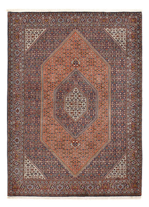 Persisk tæppe - Bijar - 250 x 180 cm - lysrød