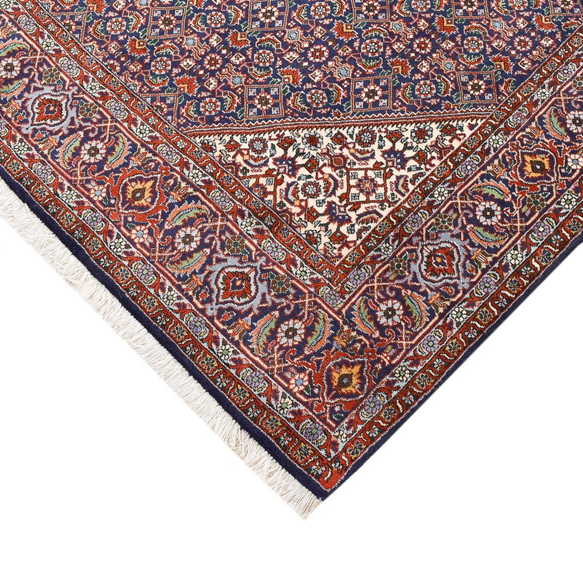 Persisk tæppe - Bijar - 250 x 180 cm - lysrød