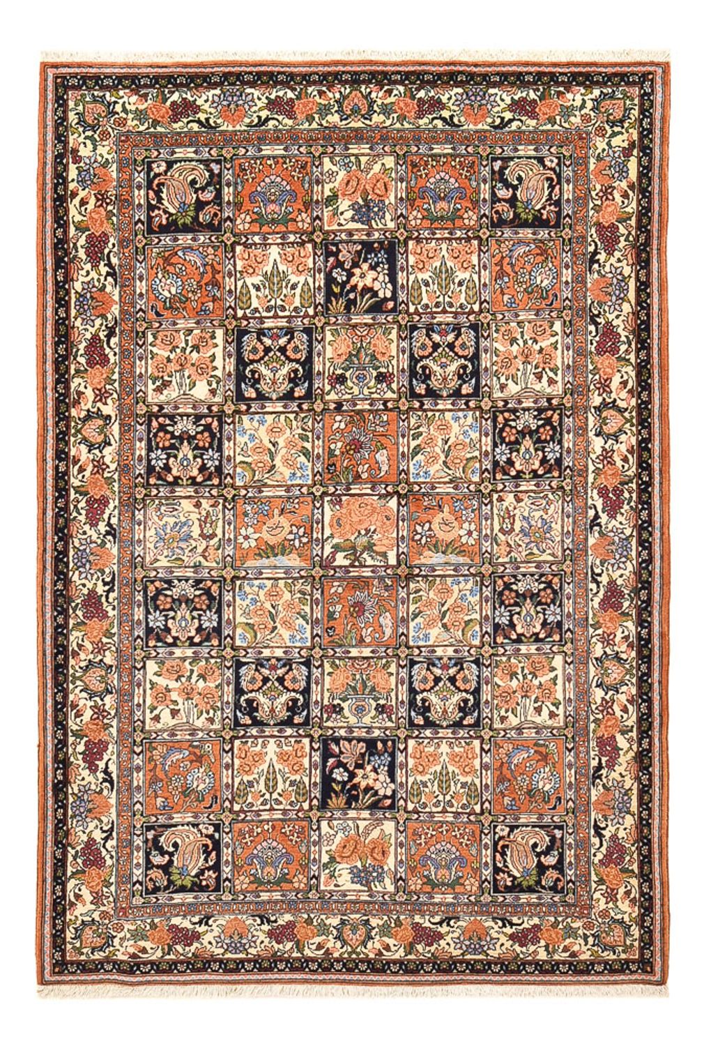 Persisk tæppe - Nomadisk - 221 x 153 cm - flerfarvet