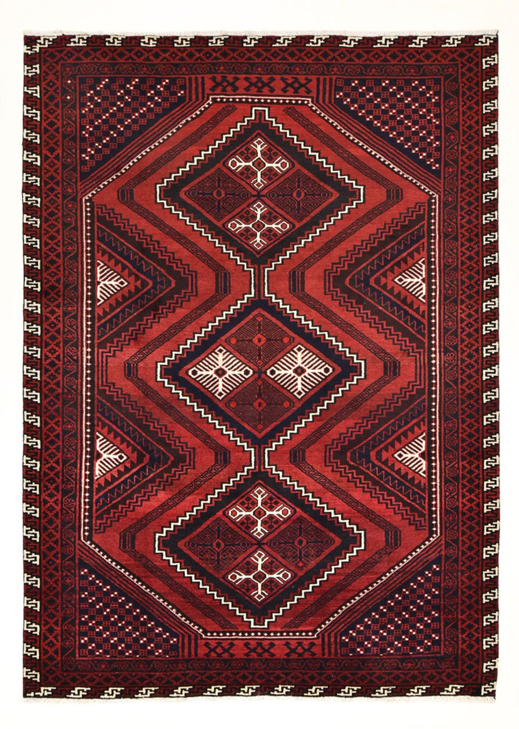 Persisk tæppe - Royal - 314 x 215 cm - bordeaux rød