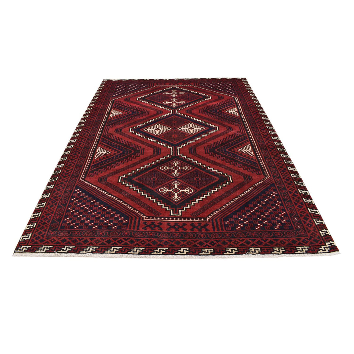Persisk tæppe - Royal - 314 x 215 cm - bordeaux rød