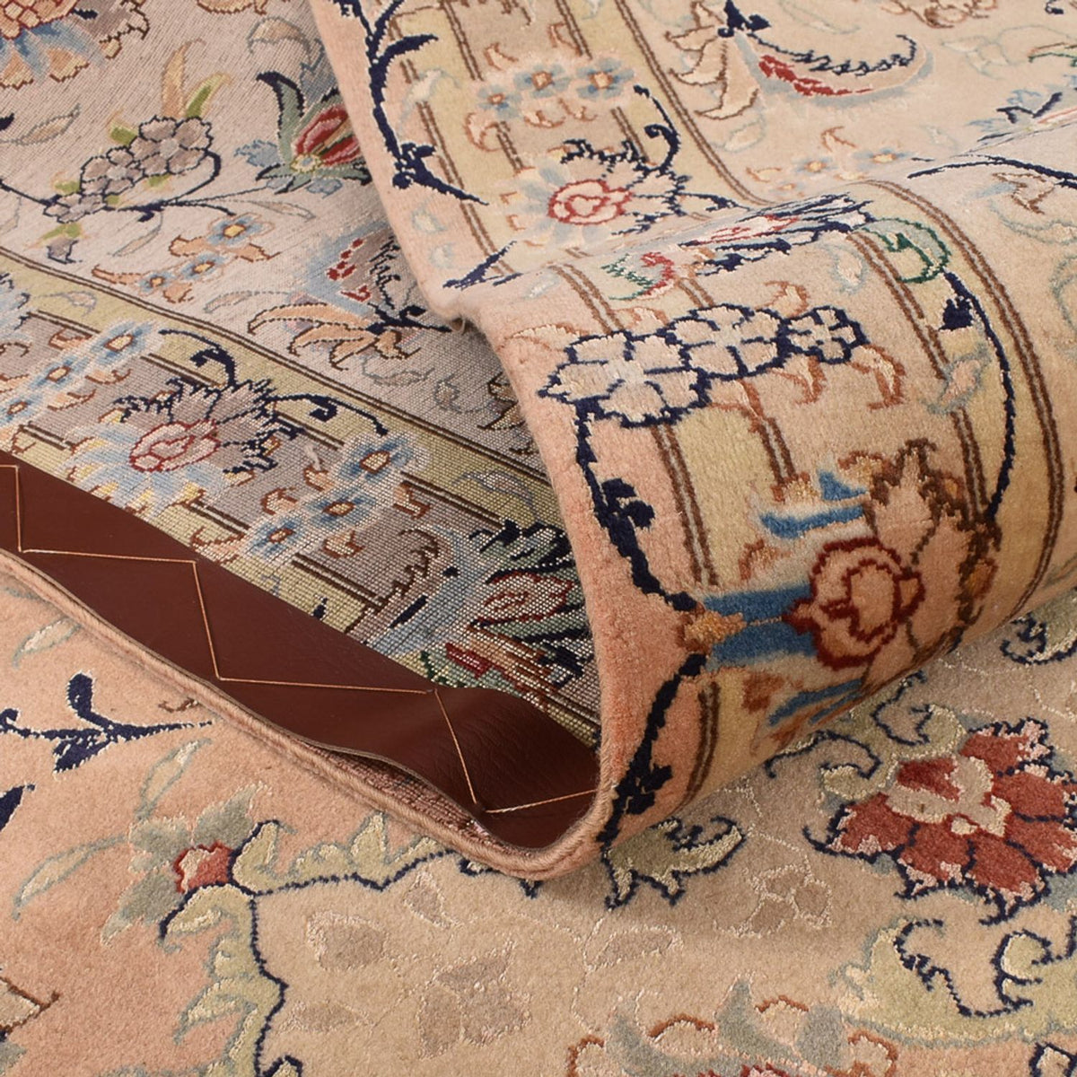 Persisk tæppe - Tabriz - Royal - 367 x 258 cm - mørk beige