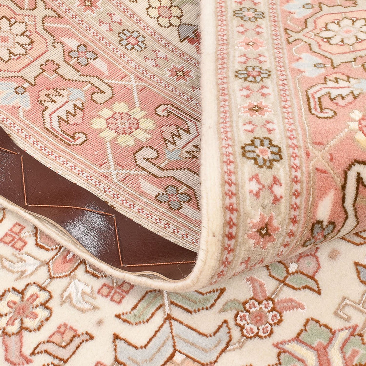 Persisk tæppe - Tabriz - Royal - 159 x 102 cm - lysrød