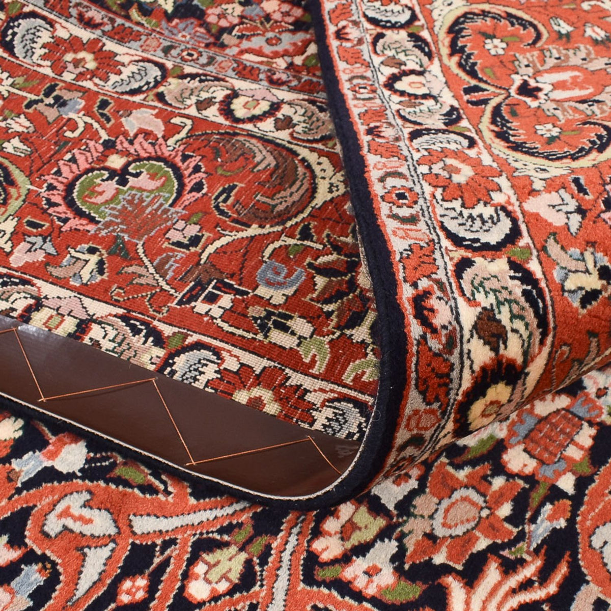 Persisk tæppe - Bijar - 300 x 198 cm - rust