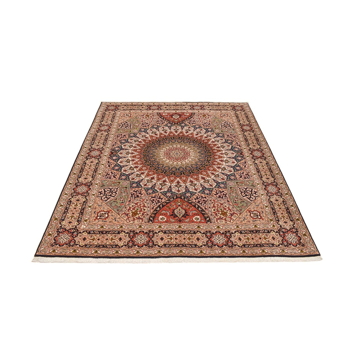 Persisk tæppe - Tabriz - Royal - 260 x 205 cm - mørk beige