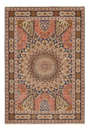 Persisk tæppe - Tabriz - Royal - 250 x 170 cm - mørk beige