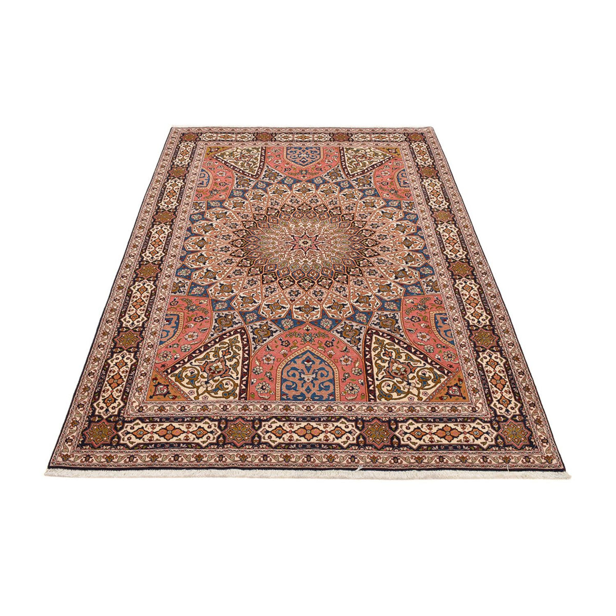 Persisk tæppe - Tabriz - Royal - 250 x 170 cm - mørk beige