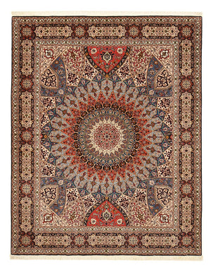 Persisk tæppe - Tabriz - Royal - 255 x 205 cm - mørk beige