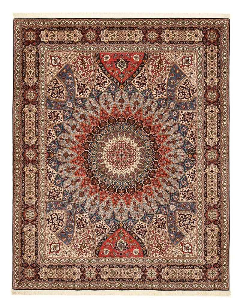 Persisk tæppe - Tabriz - Royal - 255 x 205 cm - mørk beige