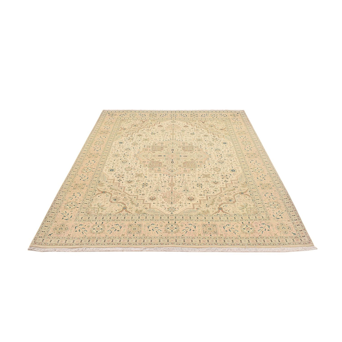 Persisk tæppe - Tabriz - Royal - 257 x 202 cm - sand