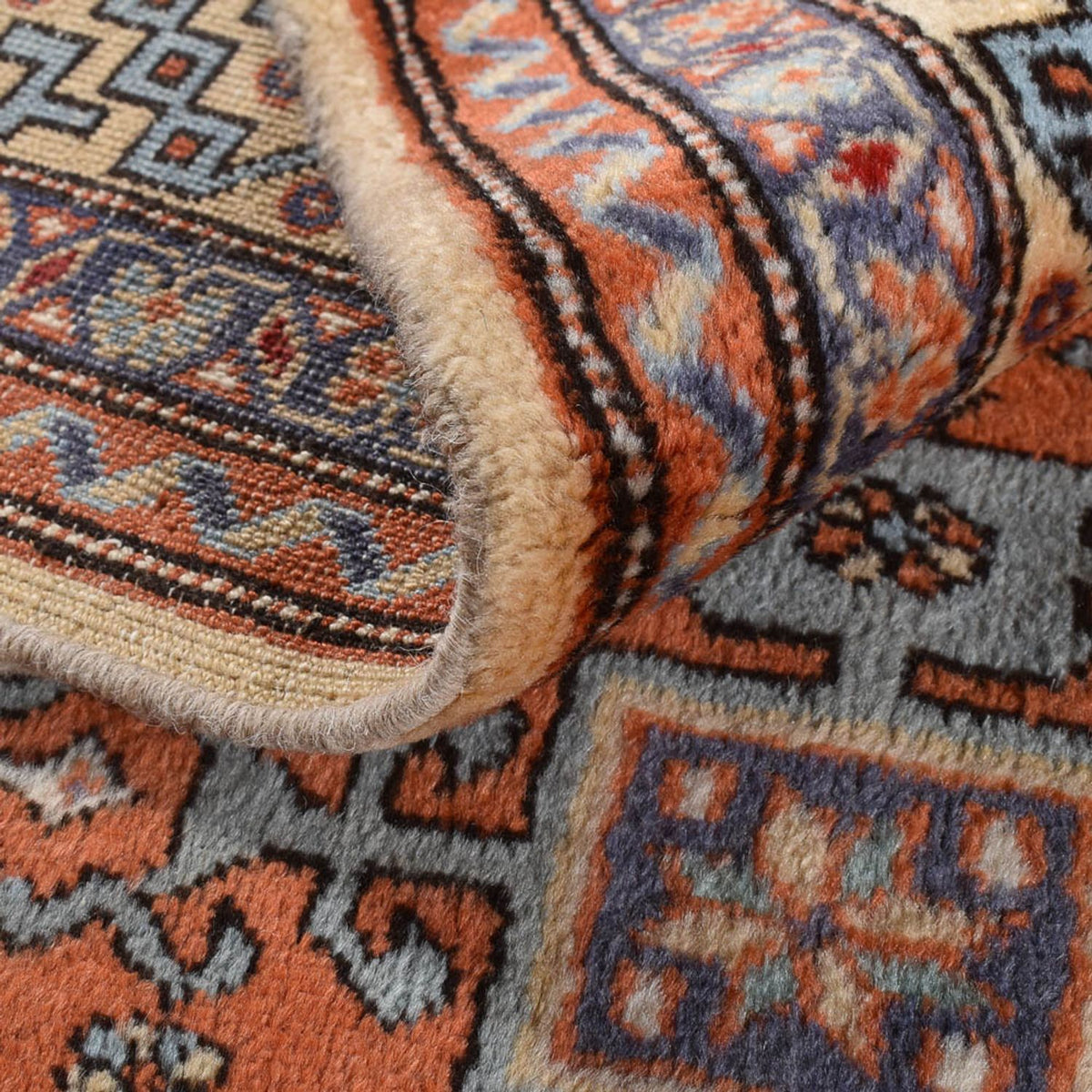 Persisk tæppe - Nomadisk - 202 x 133 cm - flerfarvet