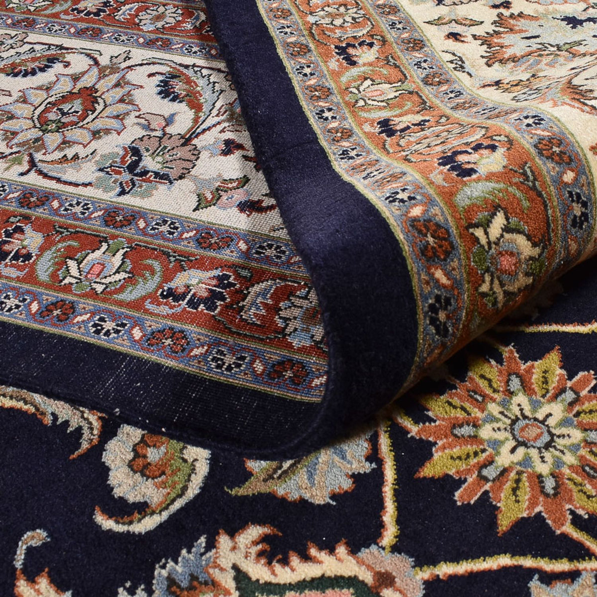 Persisk tæppe - Classic - Royal - 392 x 302 cm - mørkeblå