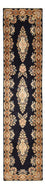 Løber Persisk tæppe - Royal - 415 x 96 cm - mørkeblå