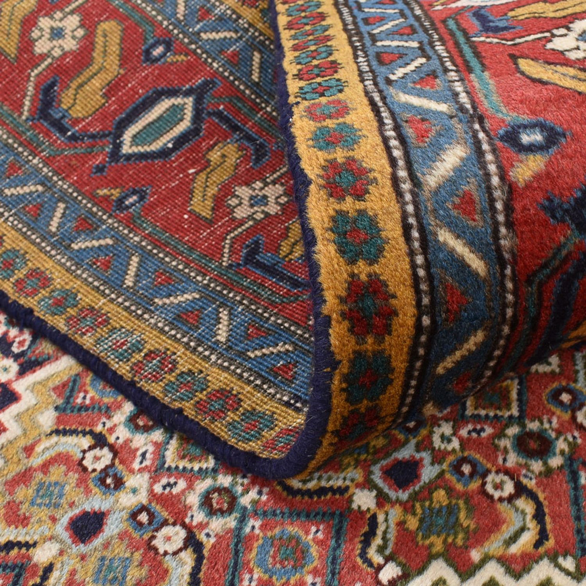 Persisk tæppe - Nomadisk - 298 x 200 cm - mørk beige