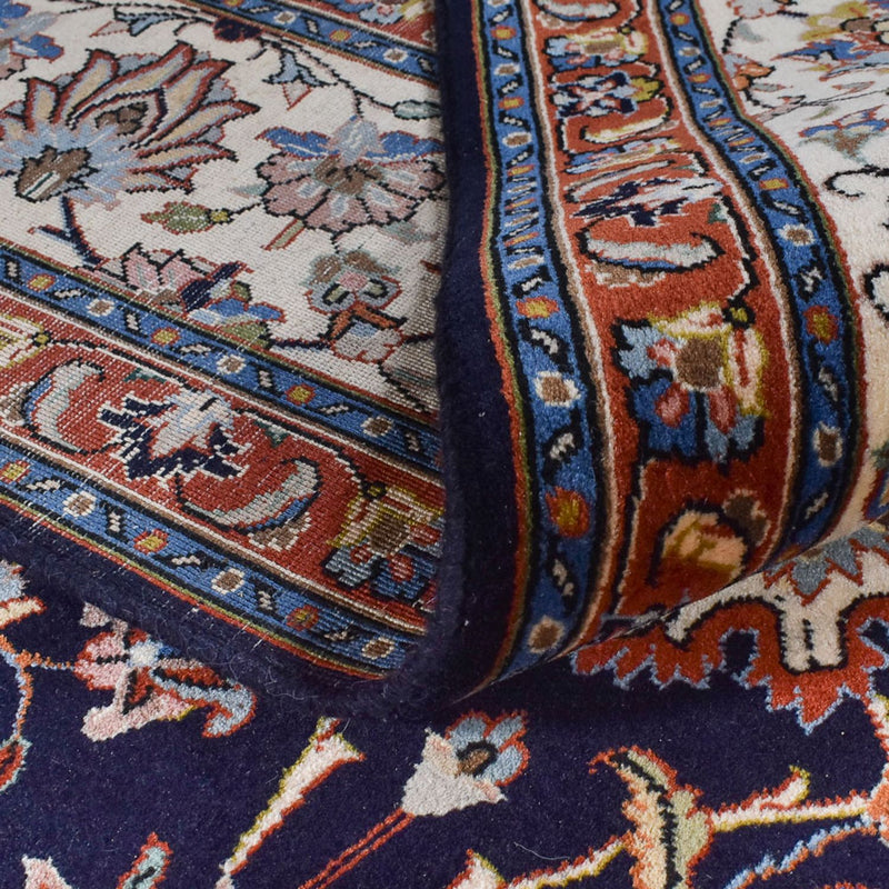 Persisk tæppe - Classic - Royal - 336 x 240 cm - mørkeblå