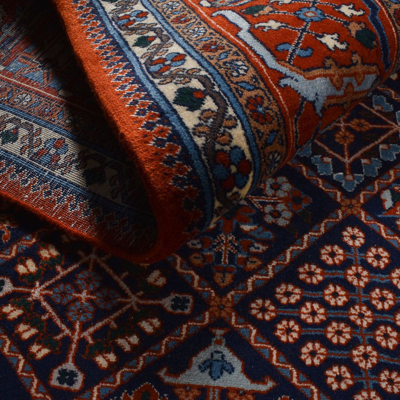 Persisk tæppe - Bijar - 300 x 212 cm - vin rød