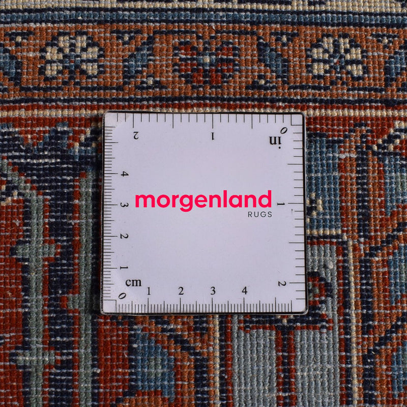 Persisk tæppe - Bijar - 300 x 212 cm - vin rød