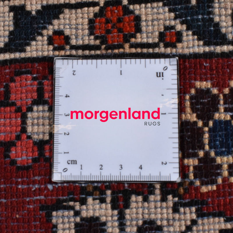 Persisk tæppe - Nomadisk - 320 x 207 cm - vin rød