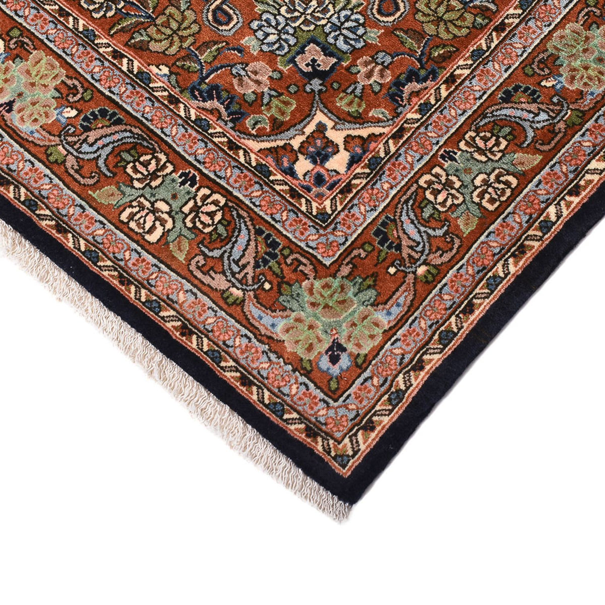 Persisk tæppe - Classic - 202 x 138 cm - mørkeblå