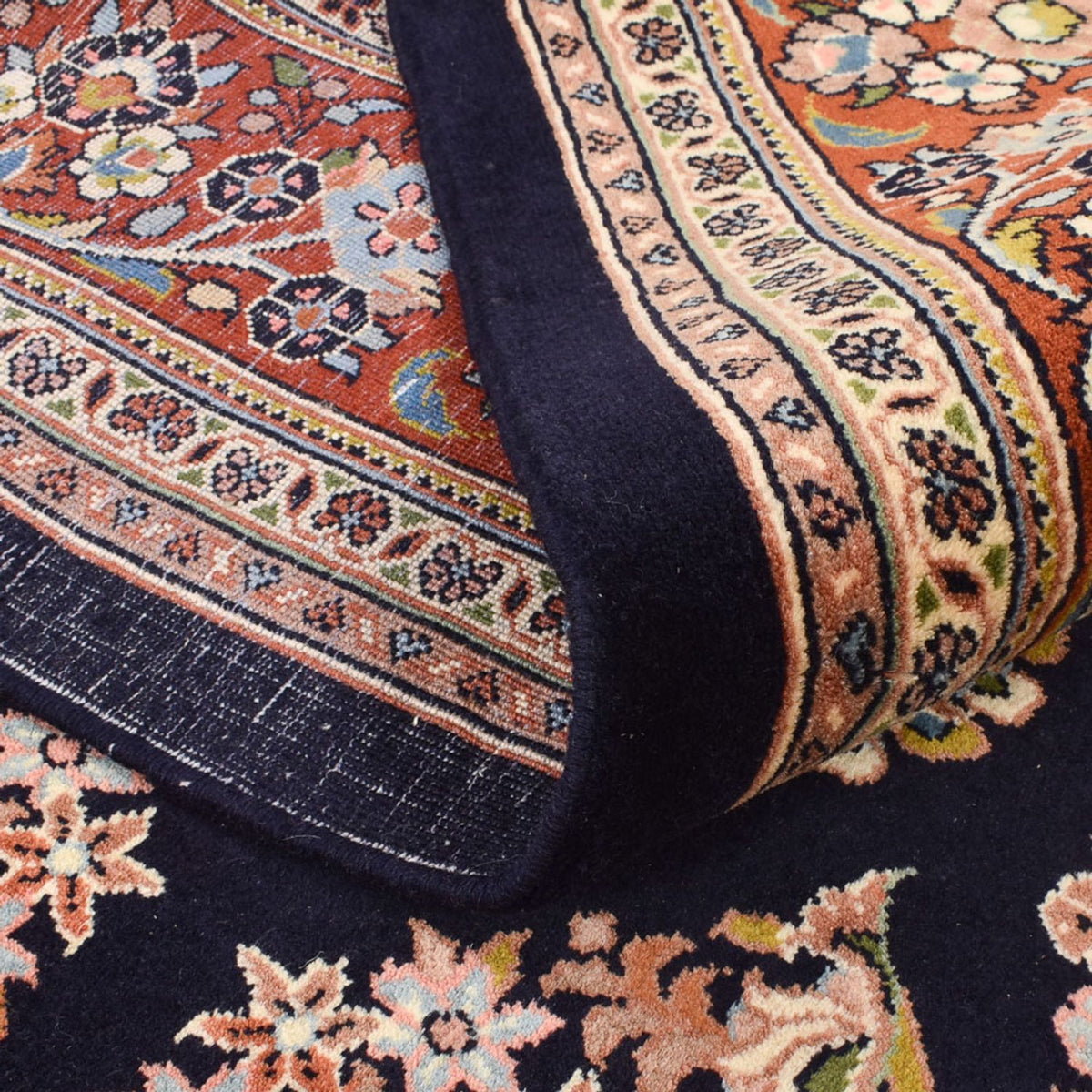 Persisk tæppe - Classic - 252 x 167 cm - mørkeblå