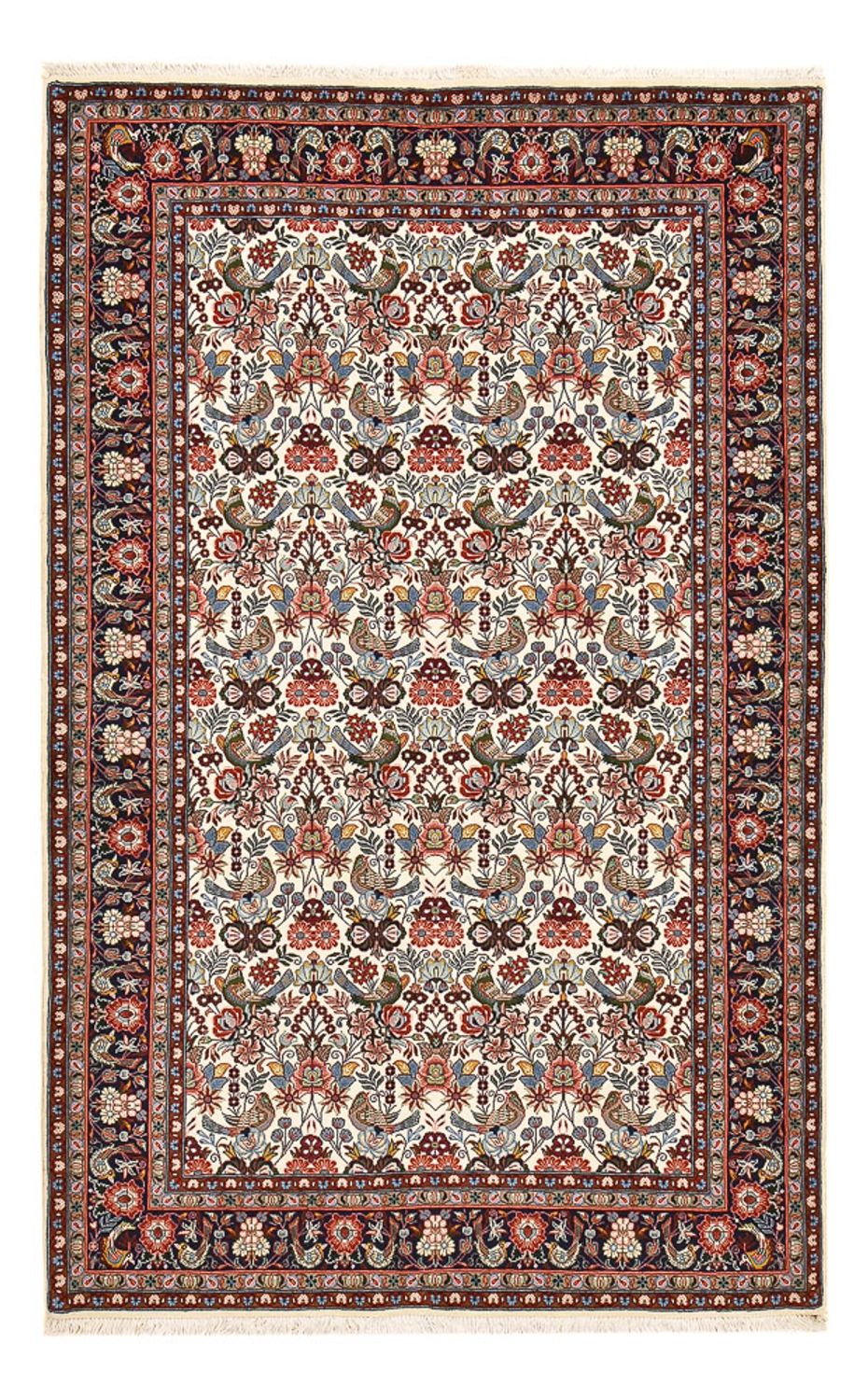 Persisk tæppe - Bijar - 215 x 137 cm - creme