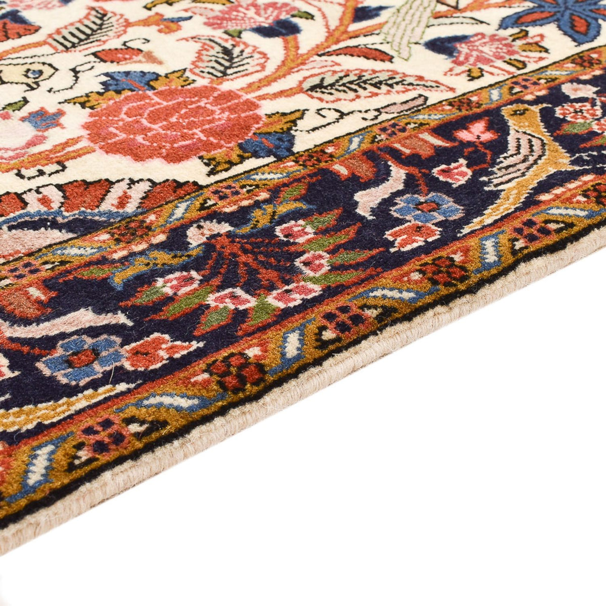 Løber Persisk tæppe - Bijar - 327 x 76 cm - beige