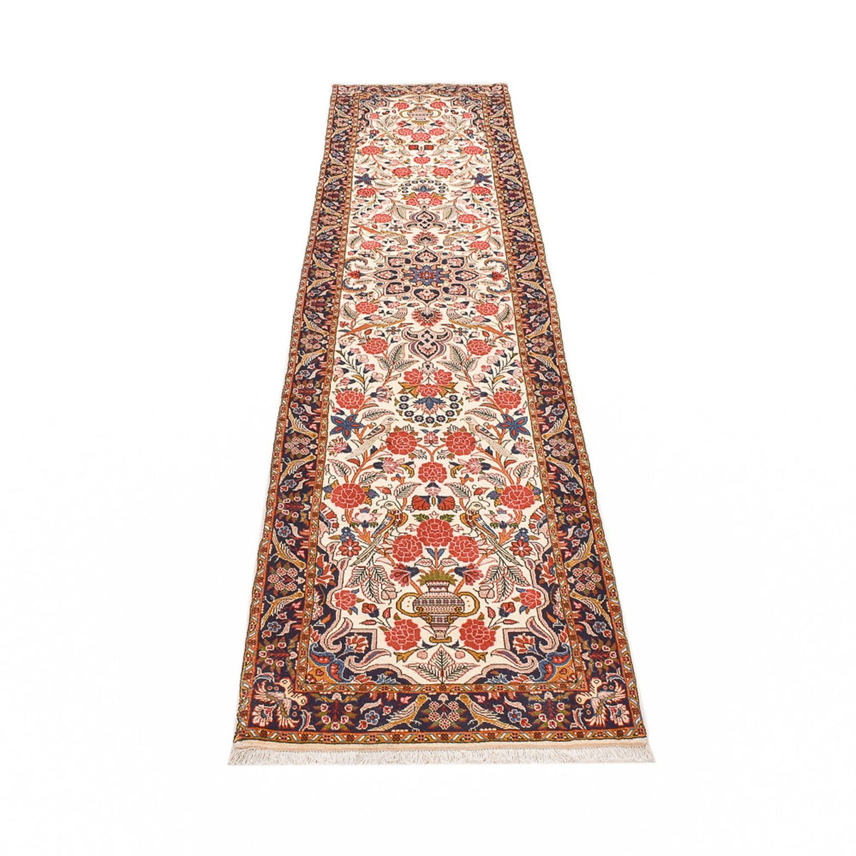Løber Persisk tæppe - Bijar - 327 x 76 cm - beige