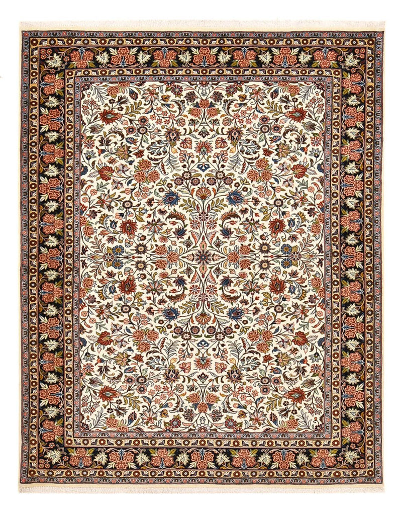 Persisk tæppe - Bijar - 233 x 178 cm - lys beige