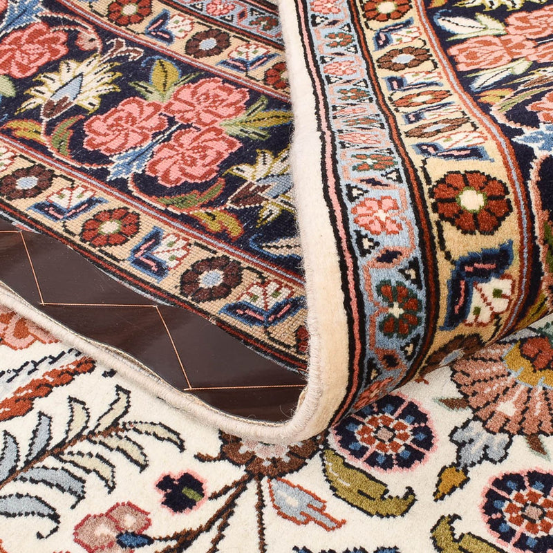 Persisk tæppe - Bijar - 233 x 178 cm - lys beige