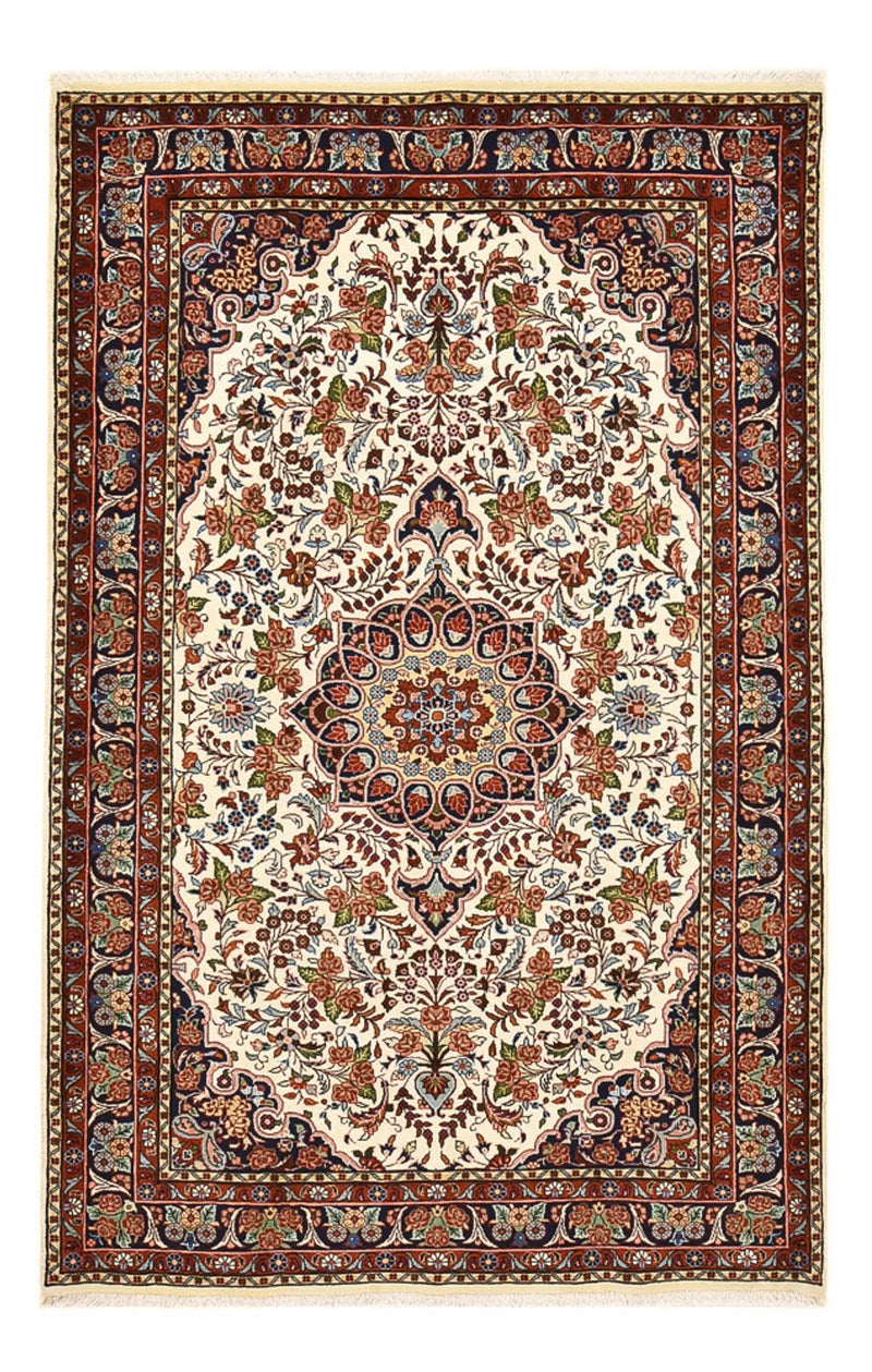 Persisk tæppe - Bijar - 211 x 135 cm - creme