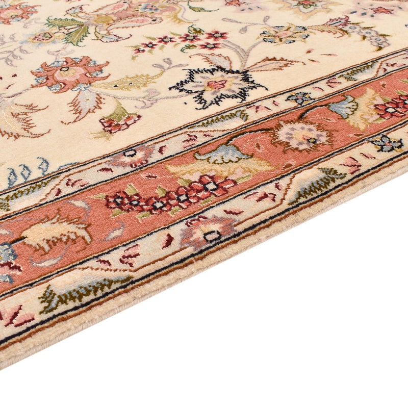 Løber Persisk tæppe - Tabriz - Royal - 197 x 80 cm - beige