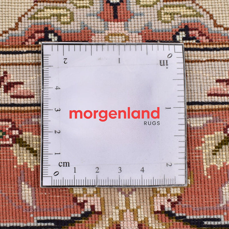 Løber Persisk tæppe - Tabriz - Royal - 197 x 80 cm - beige